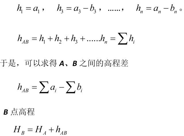 水準(zhǔn)測(cè)量原理